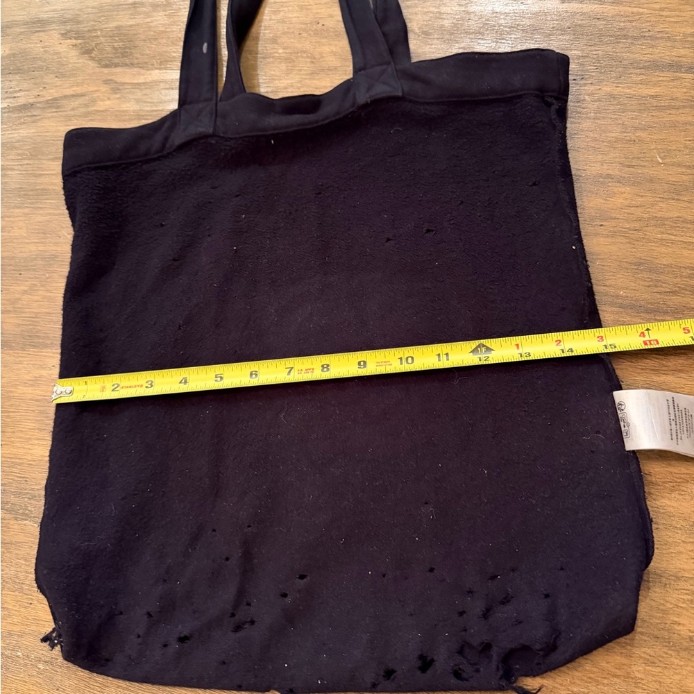 Saint Laurent Classic Black Tote Fleece FAIR HOLES - Picture 9 of 12